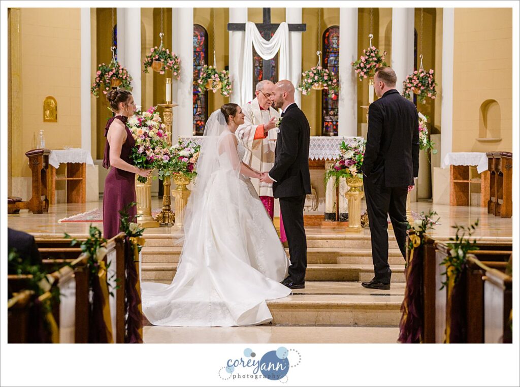 wedding at st joseph catholic church canton
