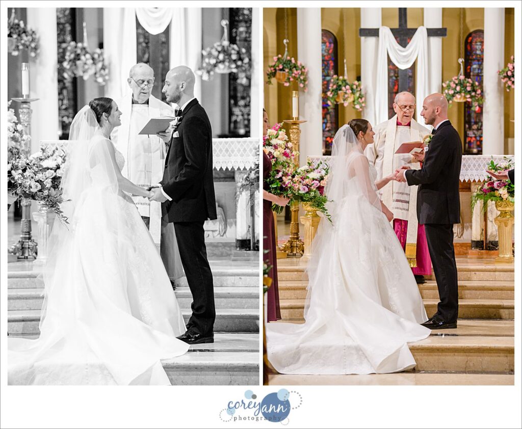 wedding at st joseph catholic church canton