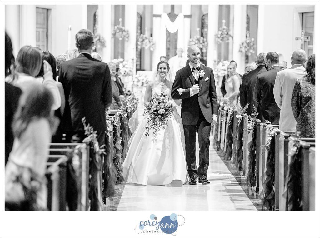 wedding ceremony at st joseph catholic church canton