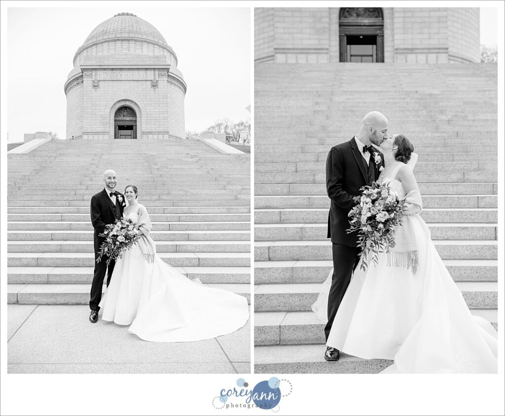 wedding photos at canton mckinley monument