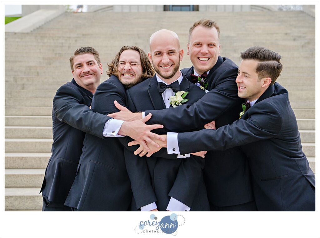 wedding photos at canton mckinley monument