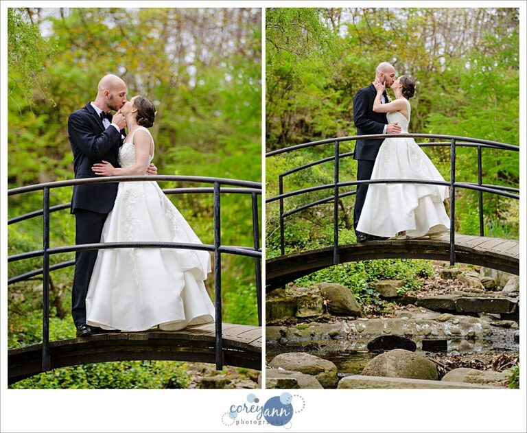 wedding photos at canton garden center in april