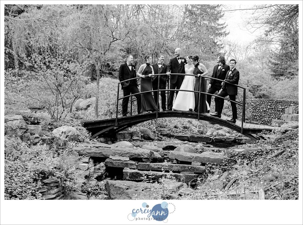 wedding photos at canton garden center in april