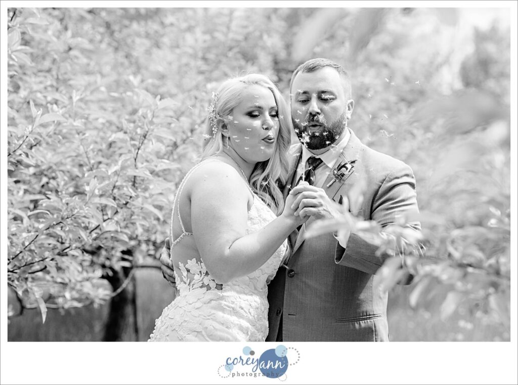 Wedding photos at Mapleside Farms in Ohio