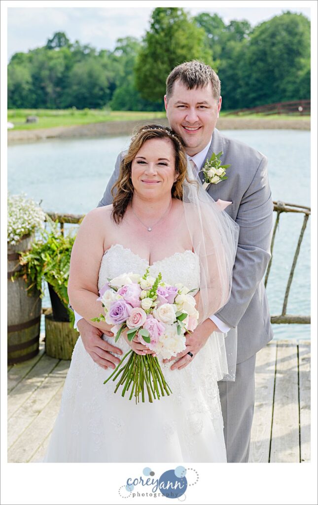 Wedding portraits at Peacock Ridge in North Lawrence