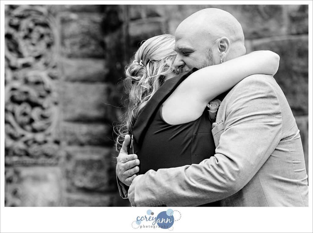 Outdoor wedding at Massillon Womens Club