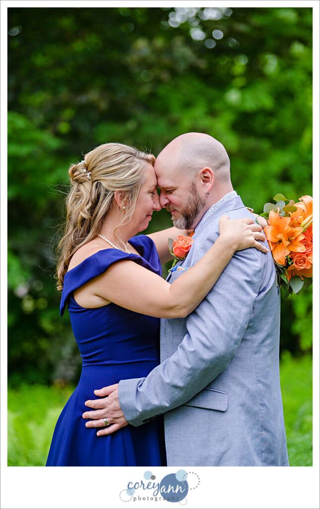 Outdoor wedding at Massillon Womens Club