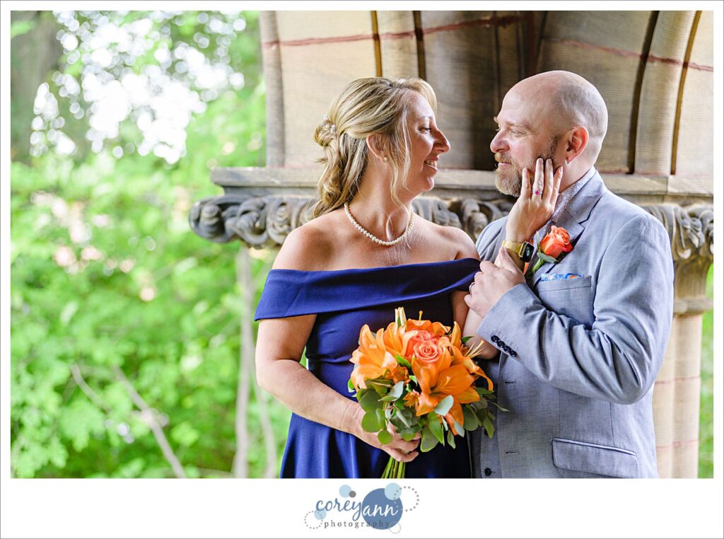 Outdoor wedding at Massillon Womens Club