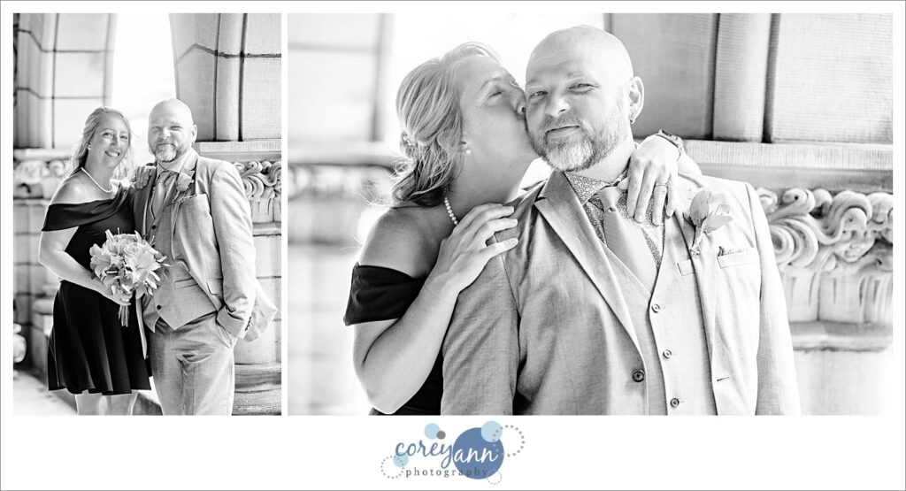 Outdoor wedding at Massillon Womens Club