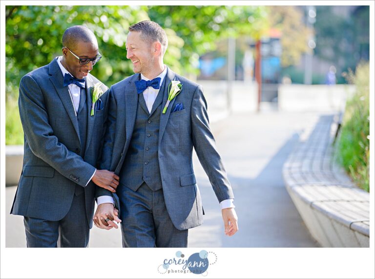 Downtown Cleveland Gay Wedding in September