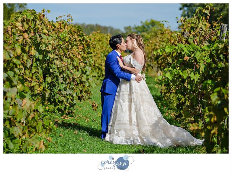 Wedding in October at Gervasi Vineyard in Ohio