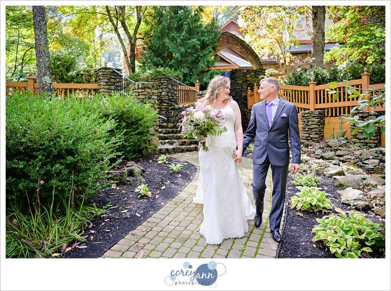 October wedding at Landoll's Mohican Castle in Ohio