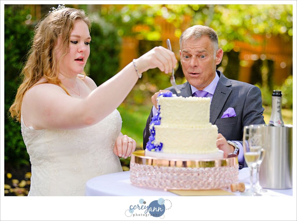 October wedding at Landoll's Mohican Castle