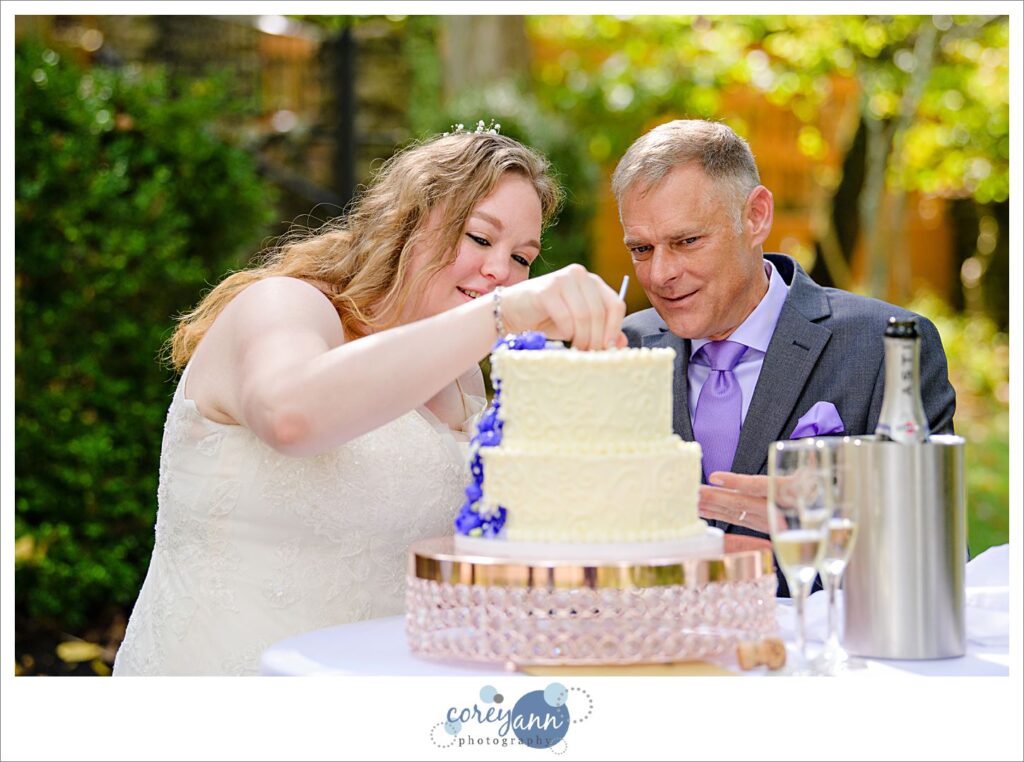 October wedding at Landoll's Mohican Castle