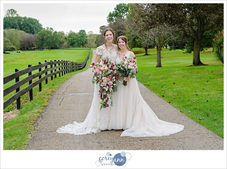 October wedding at Brookside Farm in Louisville Ohio