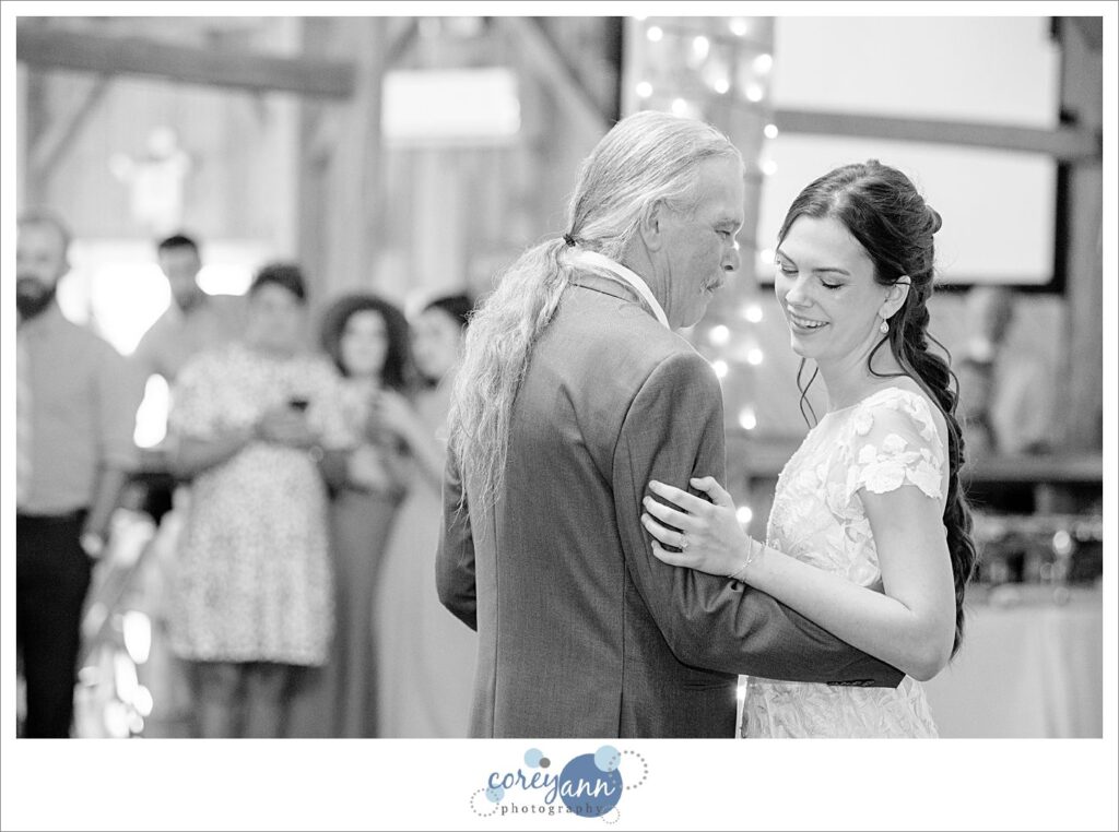 Wedding reception at Brookside Farm in Louisville Ohio