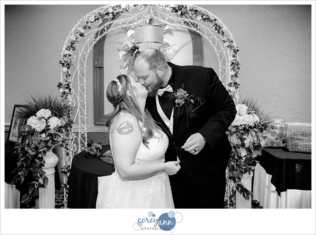 October wedding reception at DiVieste's Banquet Centre in Warren Ohio