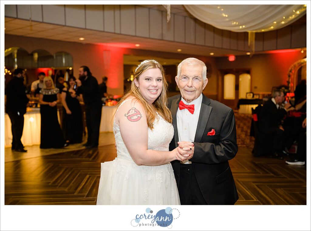 October wedding reception at DiVieste's Banquet Centre in Warren Ohio