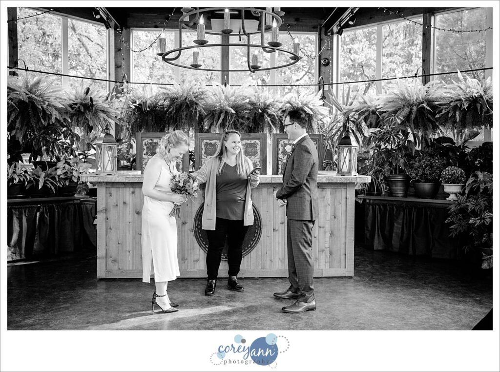 Sunday micro wedding at Gervasi Vineyard in Canton Ohio