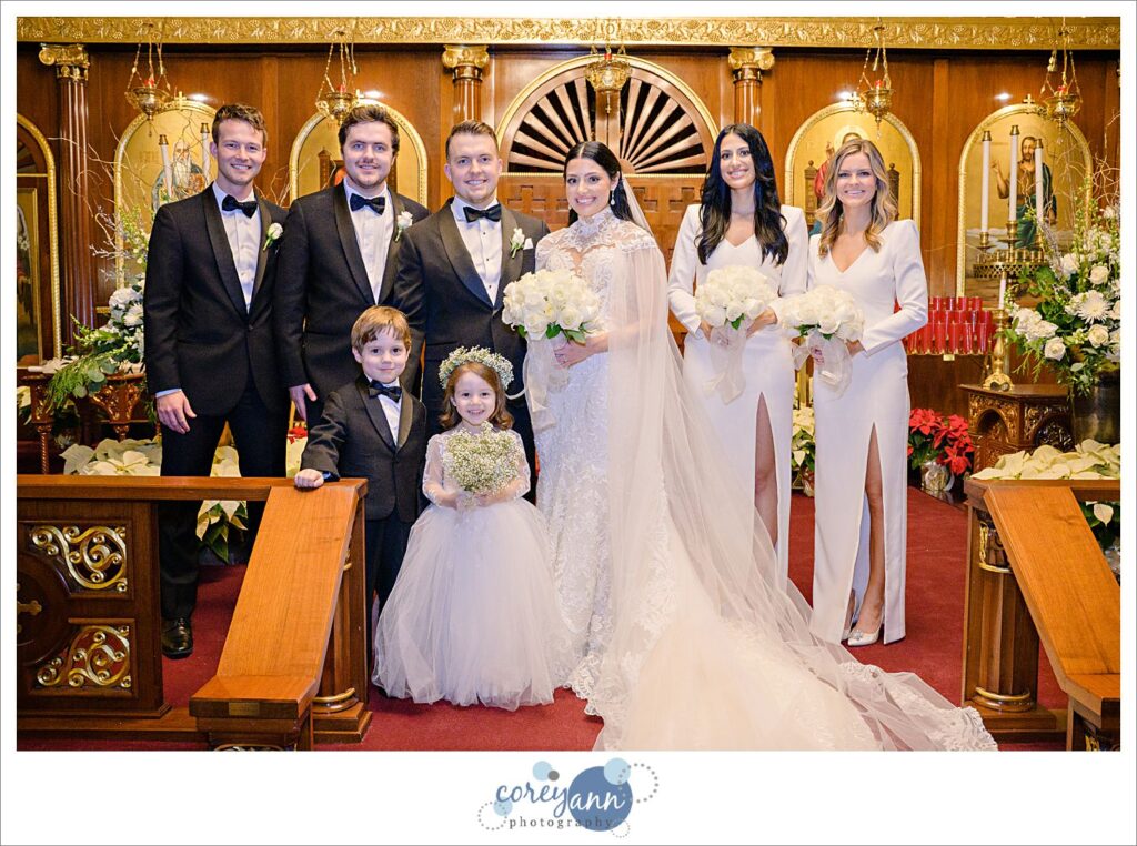 Bridal party in Canton Ohio