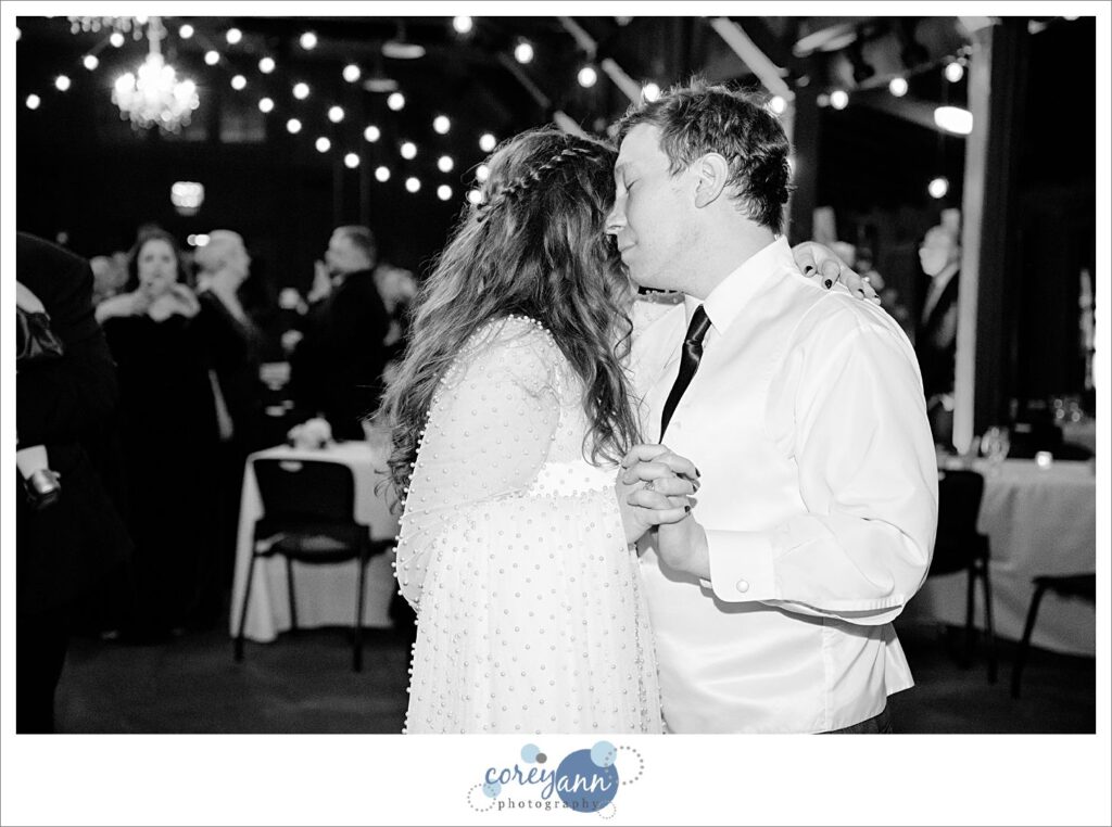 Wedding reception in March at Happy Days Lodge in Ohio