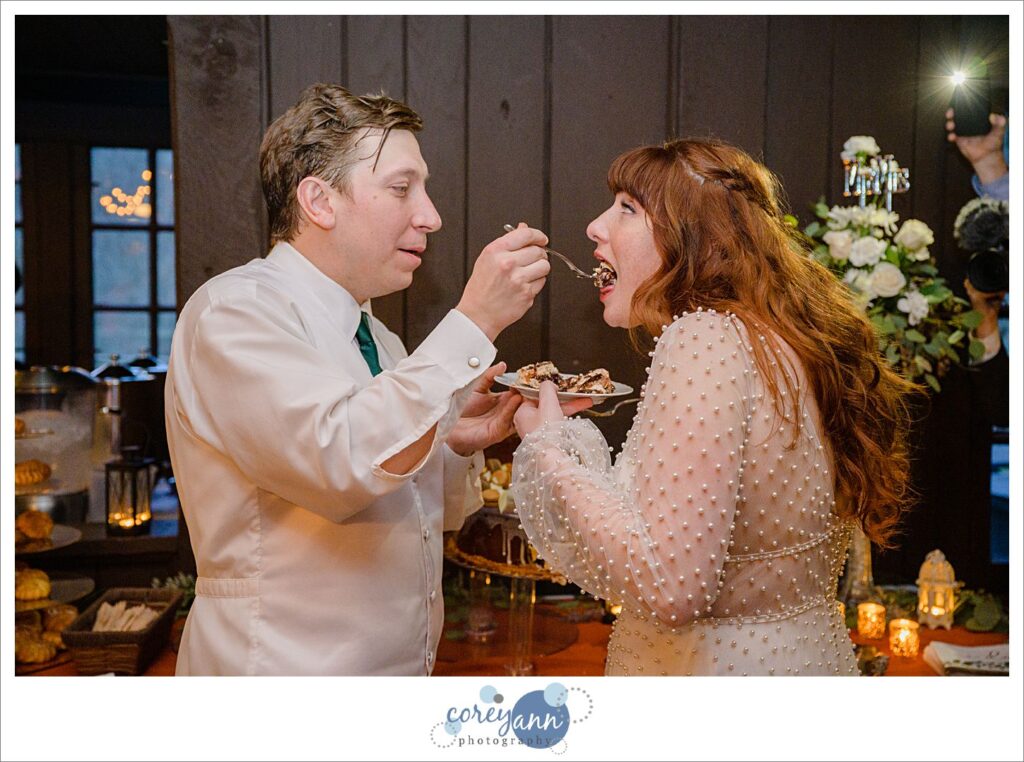 Wedding reception in March at Happy Days Lodge in Ohio