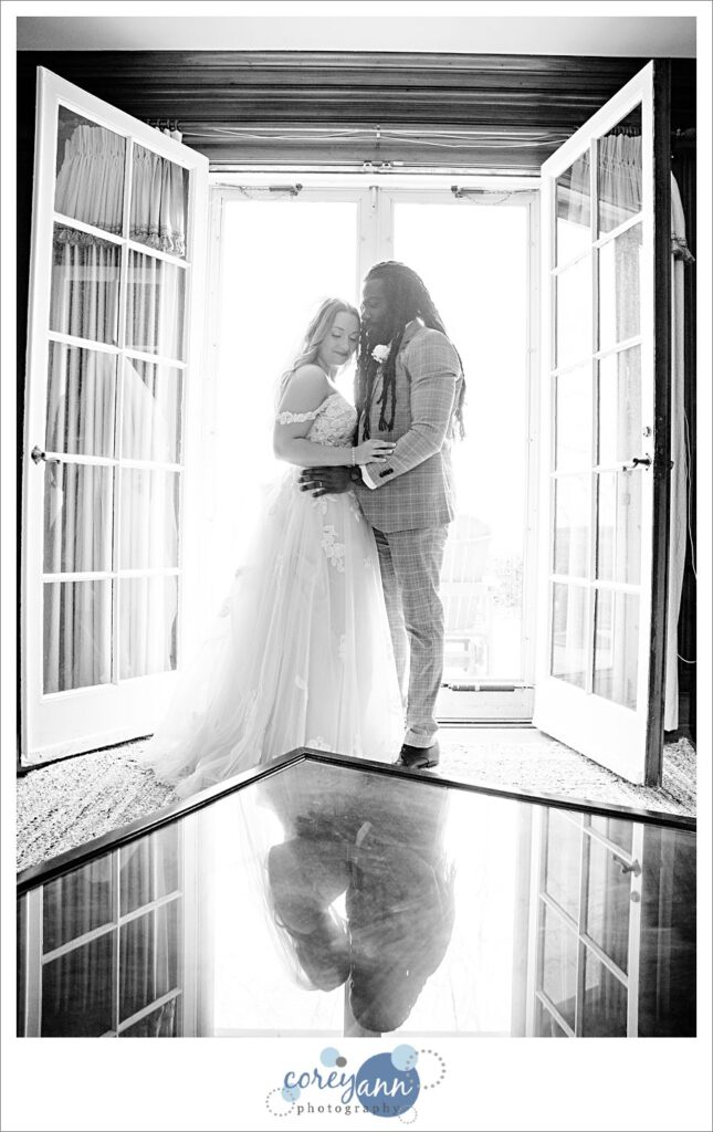 Micro wedding at The Christy House in Fremont Ohio