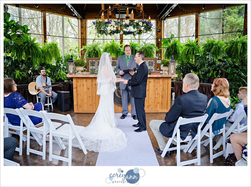 Intimate wedding at Gervasi Vineyard in Canton Ohio