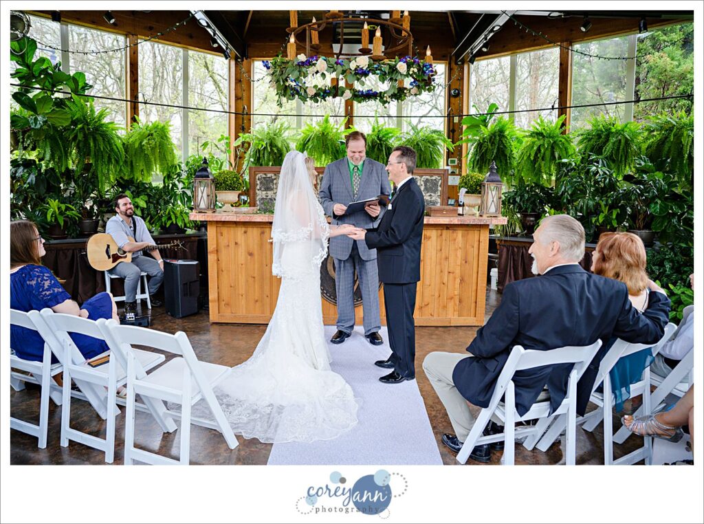 Intimate wedding at Gervasi Vineyard in Canton Ohio