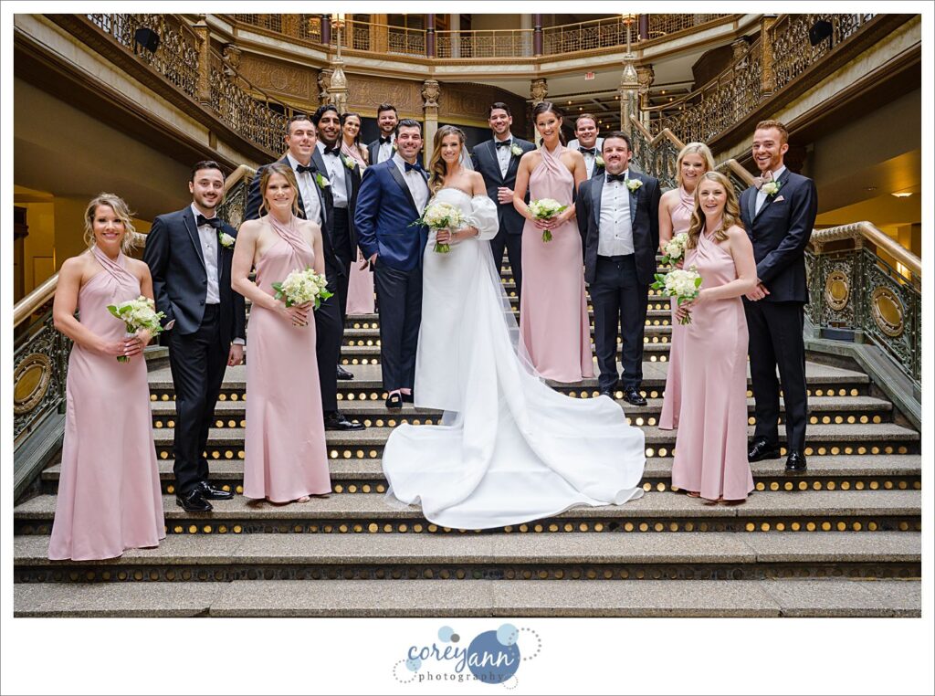 Elegant wedding at the Hyatt Arcade Cleveland in Ohio