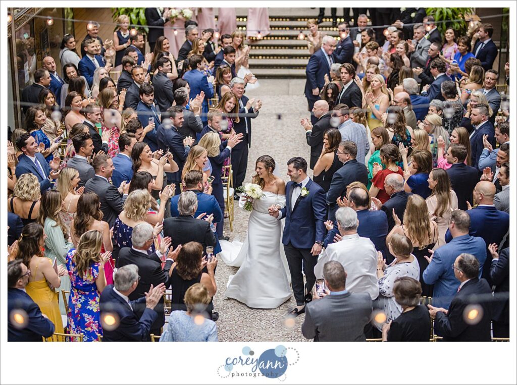 Wedding ceremony at Hyatt Regency Cleveland at The Arcade