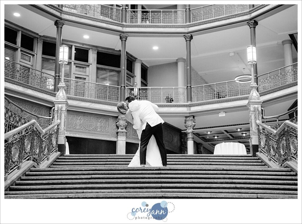 Wedding reception at Hyatt Regency Cleveland at The Arcade