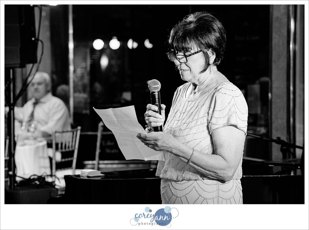 Wedding reception at Hyatt Regency Cleveland at The Arcade