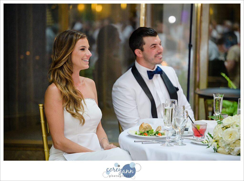Wedding reception at Hyatt Regency Cleveland at The Arcade