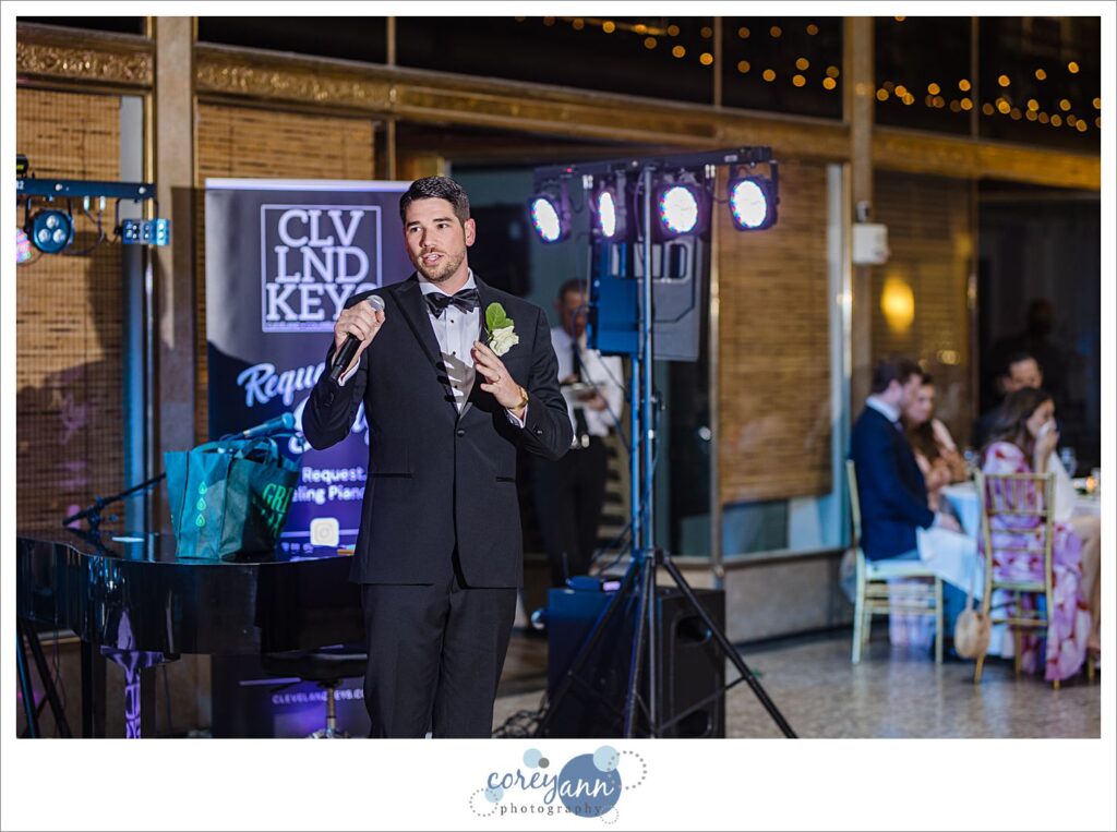 Wedding reception at Hyatt Regency Cleveland at The Arcade