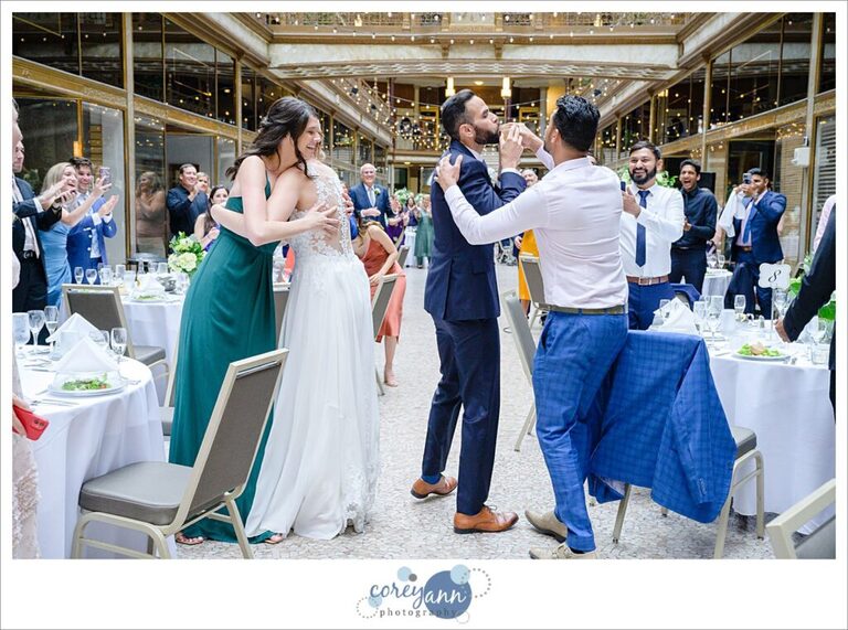 Wedding reception at Hyatt Regency Cleveland at The Arcade 