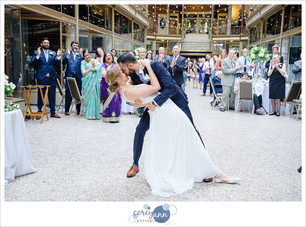 Wedding reception at Hyatt Regency Cleveland at The Arcade 
