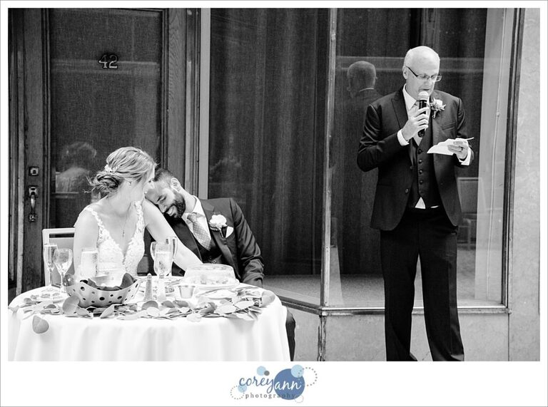 Wedding reception at Hyatt Regency Cleveland at The Arcade 