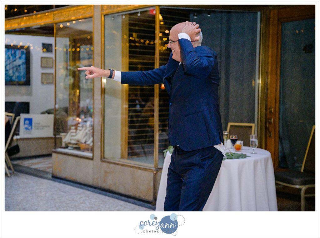 Wedding reception at Hyatt Regency Cleveland at The Arcade 