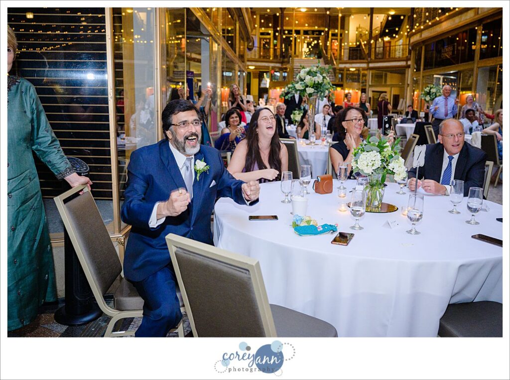 Wedding reception at Hyatt Regency Cleveland at The Arcade 