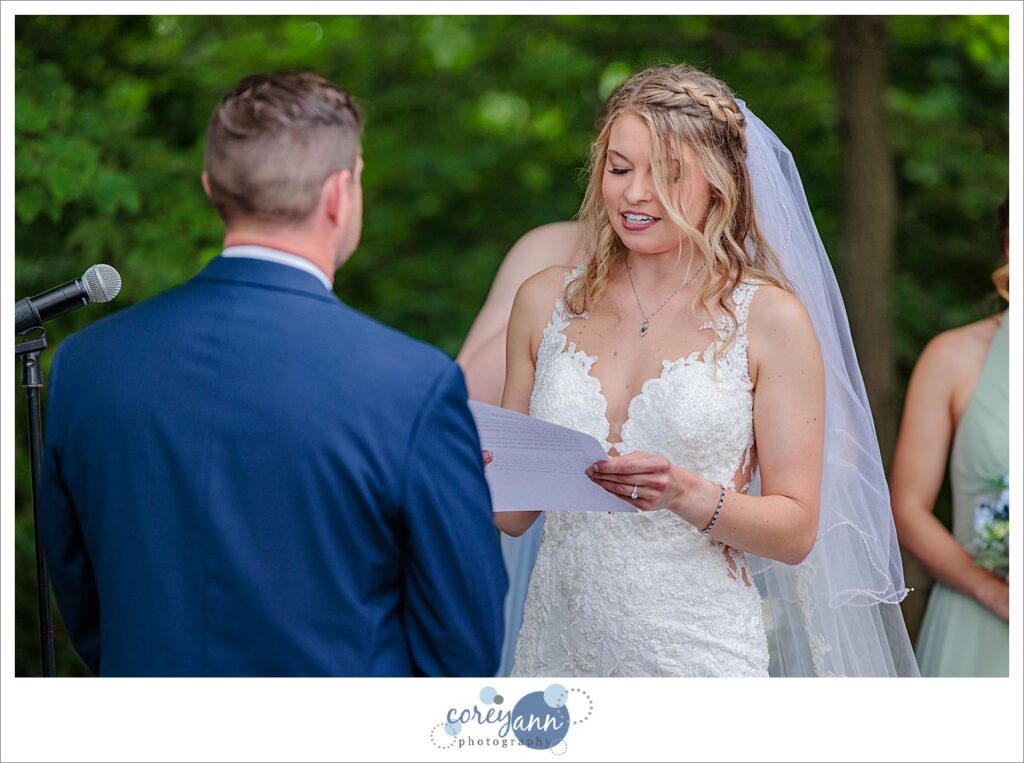 June wedding at Bella Amore on Enchanted Acres in Dennison Ohio