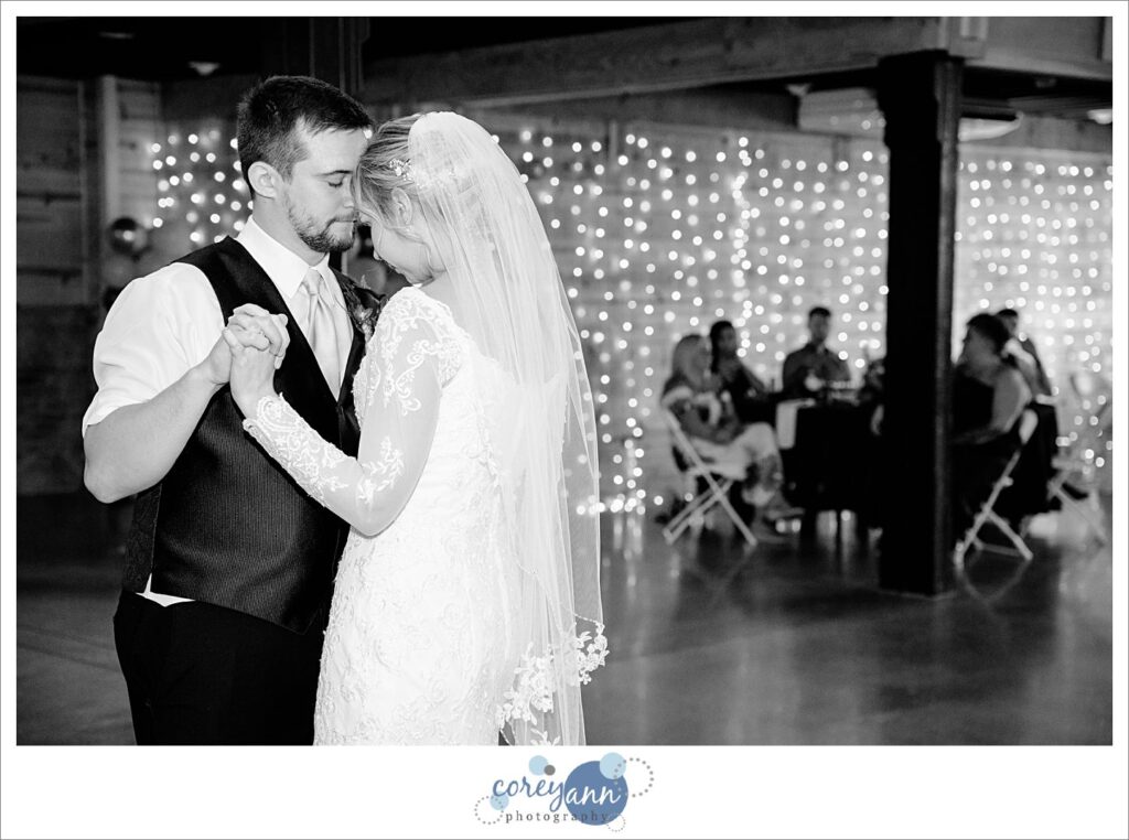 Wedding reception at Nickajack Farms in Ohio