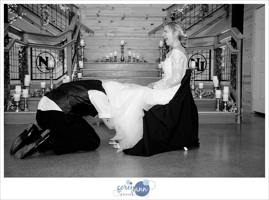 Wedding reception at Nickajack Farms in Ohio