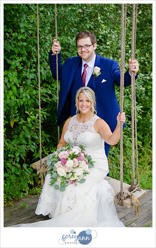 August wedding at The Barn on Enchanted Acres in Dennison Ohio