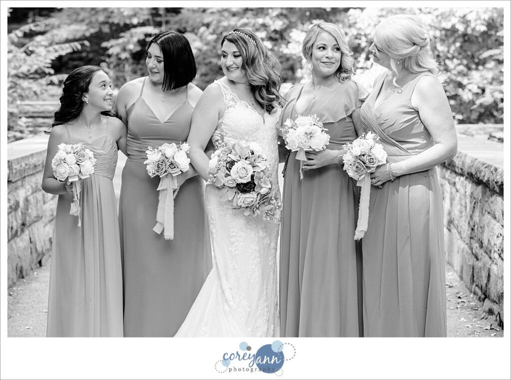 After wedding photos at a park in Olmsted Falls Ohio in August