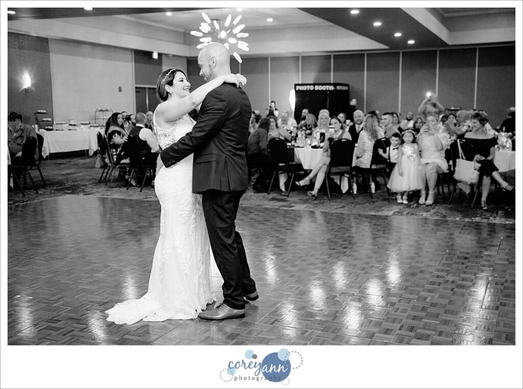 Wedding reception in August at Holiday Inn in Independence Ohio