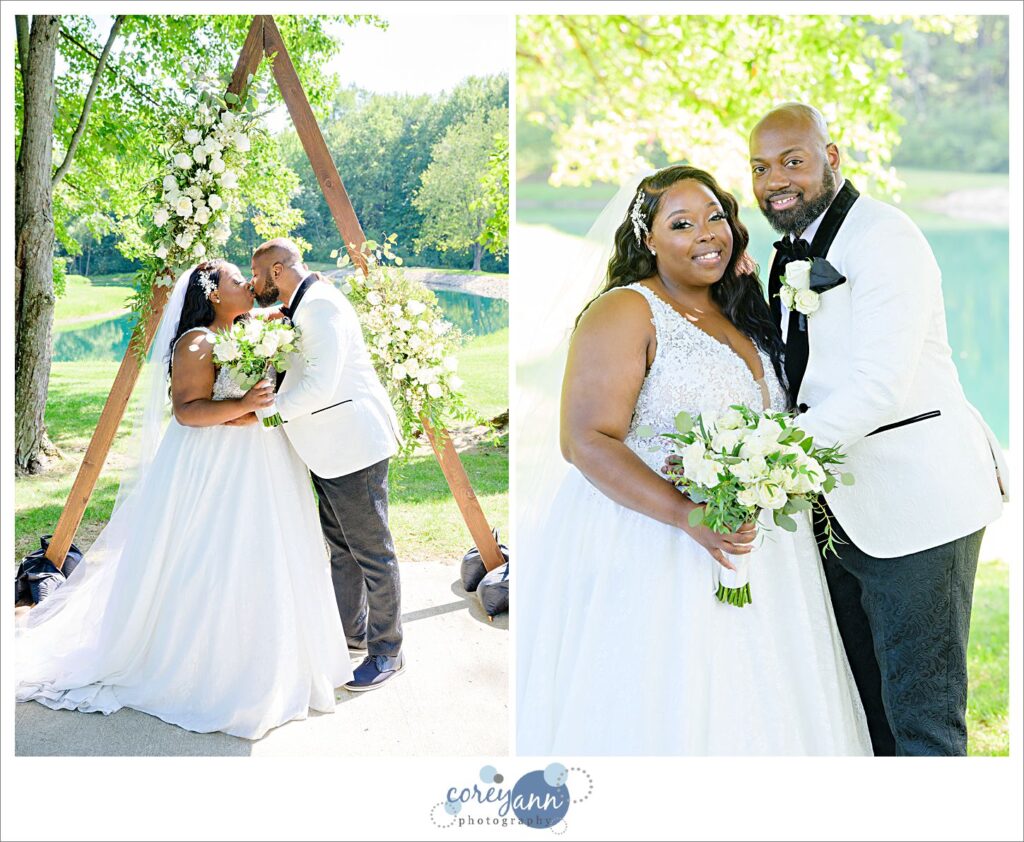Wedding portraits at Sun Valley Ohio