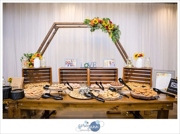 Cookie and desert table at Gather at the Lakes