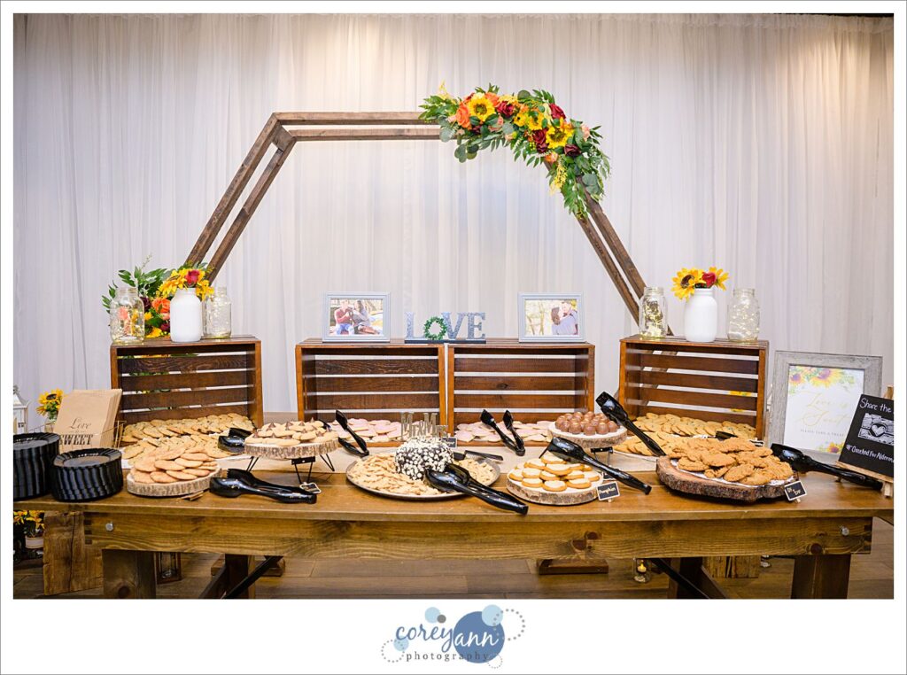 Cookie and desert table at Gather at the Lakes