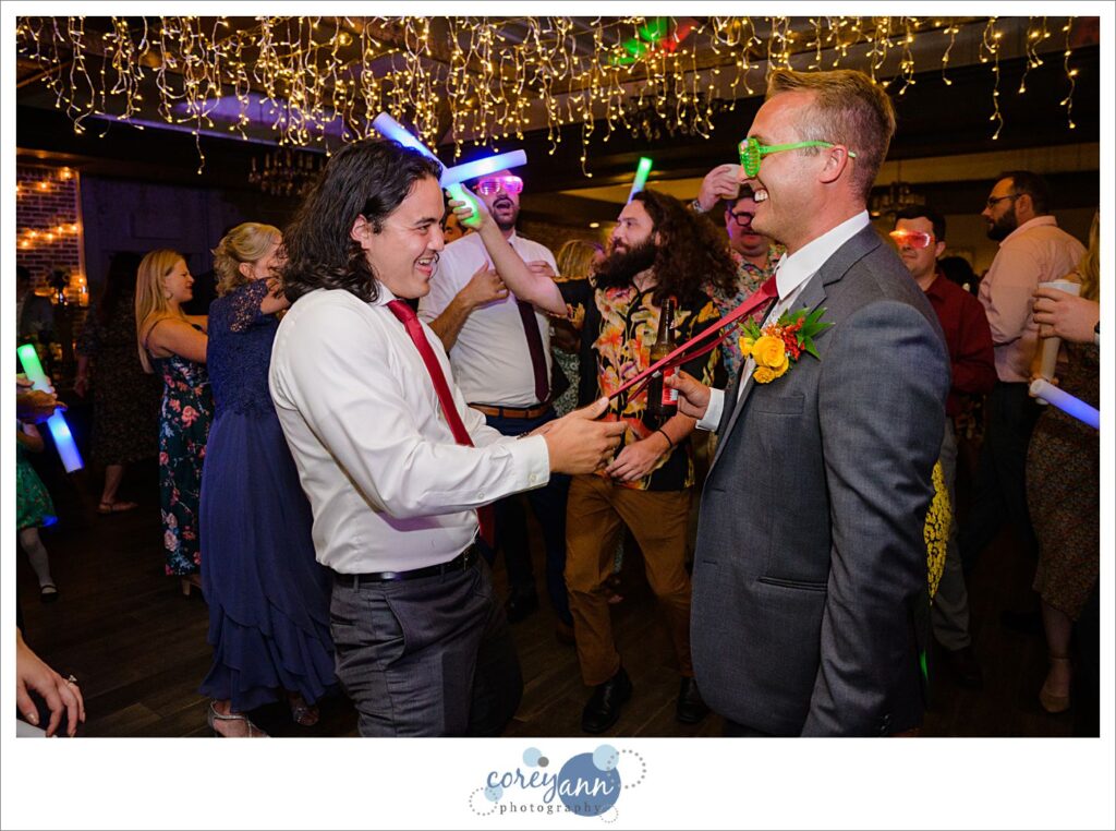 Wedding reception at Gather at the Lakes in Akron Ohio